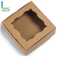 Kraft Takeaway Box Custom Disposable Paper Take Out Food Packaging Box